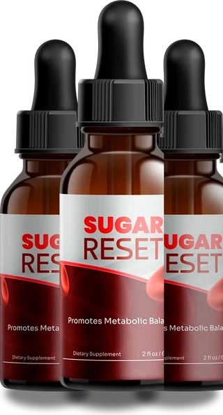 3 bottles of SugarReset (brand render)